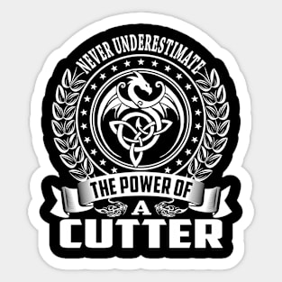 CUTTER Sticker